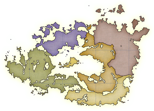 Overlay image of Vaelheim, a wide region in the northeastern quadrant of the Heimshuhl map. Broad, horizontally stretched shape shown as a solid overlay for interactive selection.